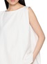  - SANDBEIGE - Nova Sleeveless Gathered Neck Blouse