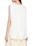 Back View - Click To Enlarge - SANDBEIGE - Nova Sleeveless Gathered Neck Blouse