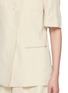  - SANDBEIGE - Jane Short Sleeve Tailored Linen Blend Jacket