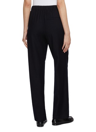 Back View - Click To Enlarge - MO&CO. - Straight Leg Drawstring Waist Pants