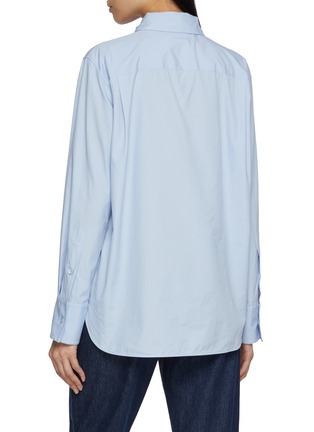 Back View - Click To Enlarge - MO&CO. - Ribbon Collar Shirt