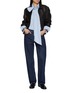 Figure View - Click To Enlarge - MO&CO. - Ribbon Collar Shirt