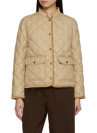 Main View - Click To Enlarge - MO&CO. - Quilted Down Jacket