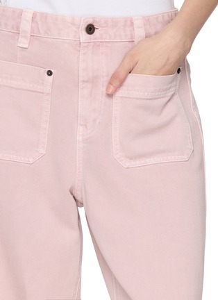  - MO&CO. - Straight Leg Patch Pocket Jeans