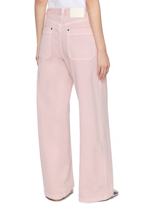 Back View - Click To Enlarge - MO&CO. - Straight Leg Patch Pocket Jeans