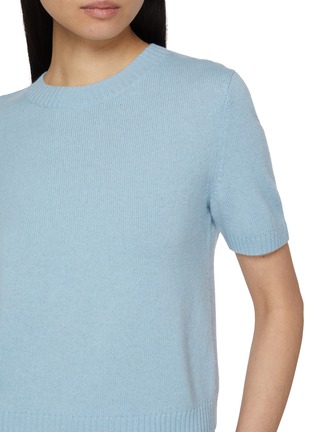  - MO&CO. - Short Sleeve Crewneck Knit Top