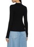Back View - Click To Enlarge - MO&CO. - Double Layer Illusion Ribbed Knit Sweater
