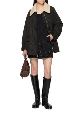 Figure View - Click To Enlarge - MO&CO. - Pleated Mini Skirt