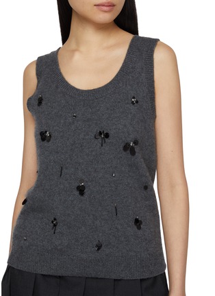  - MO&CO. - Embellished Knit Vest