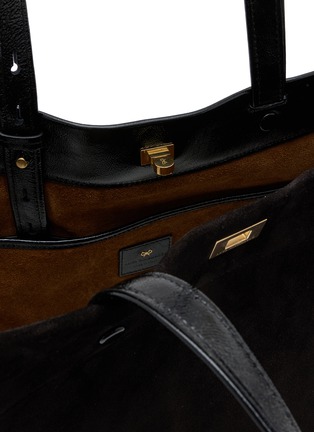 Detail View - Click To Enlarge - ANYA HINDMARCH - Mortimer Patent Leather Tote Bag