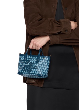 Front View - Click To Enlarge - ANYA HINDMARCH - I Am A Plastic Bag Recycled Canvas Mini Tote Bag