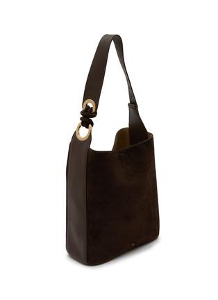 Detail View - Click To Enlarge - ANYA HINDMARCH - Ringo Suede Shoulder Bag