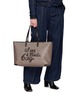 Figure View - Click To Enlarge - ANYA HINDMARCH - I Am A Plastic Bag Recycled Canvas Tote