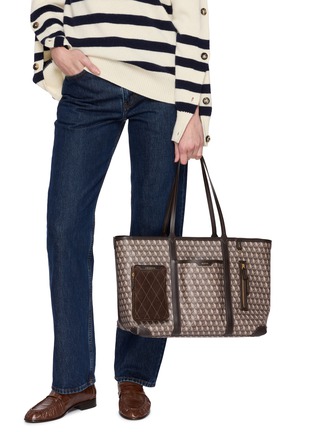 Figure View - Click To Enlarge - ANYA HINDMARCH - I Am A Plastic Bag Recycled Canvas Inflight Tote Bag