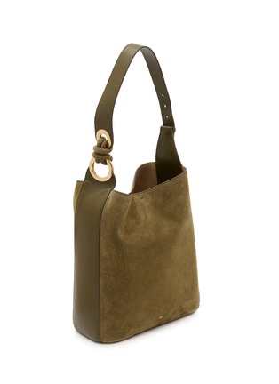 Detail View - Click To Enlarge - ANYA HINDMARCH - Ringo Suede Shoulder Bag