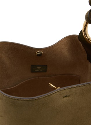 Detail View - Click To Enlarge - ANYA HINDMARCH - Ringo Suede Shoulder Bag
