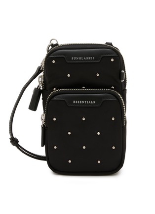Main View - Click To Enlarge - ANYA HINDMARCH - Studs Essentials Paded Satin Crossbody Bag