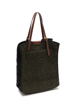 Detail View - Click To Enlarge - ANYA HINDMARCH - Filippo Berio Raffia Tote Bag