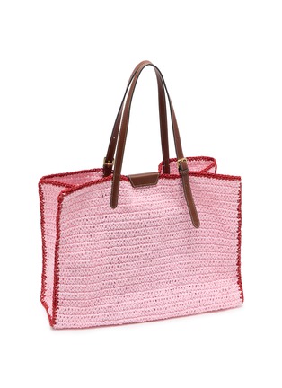Detail View - Click To Enlarge - ANYA HINDMARCH - Sweet N Low Raffia Tote Bag