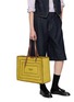 Figure View - Click To Enlarge - ANYA HINDMARCH - E/W Bow Raffia Tote Bag