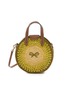 ANYA HINDMARCH Small Round Bow Raffia Tote Bag