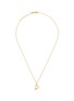 MISSOMA Curly Molten Mini Initial Necklace — D