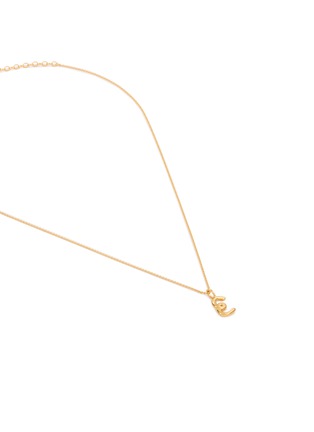Detail View - Click To Enlarge - MISSOMA - Curly Molten Mini Initial Necklace — E
