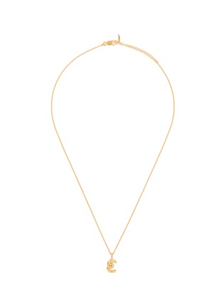 Main View - Click To Enlarge - MISSOMA - Curly Molten Mini Initial Necklace — E