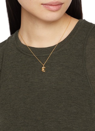 Figure View - Click To Enlarge - MISSOMA - Curly Molten Mini Initial Necklace — E