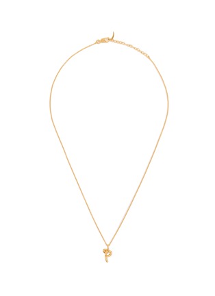 Main View - Click To Enlarge - MISSOMA - Curly Molten Mini Initial Necklace — P