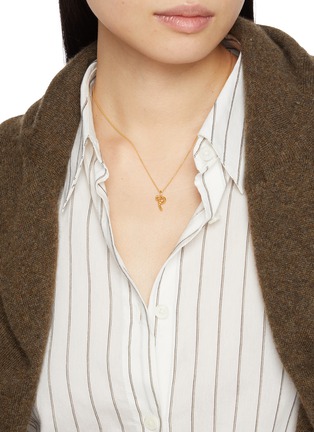 Figure View - Click To Enlarge - MISSOMA - Curly Molten Mini Initial Necklace — P