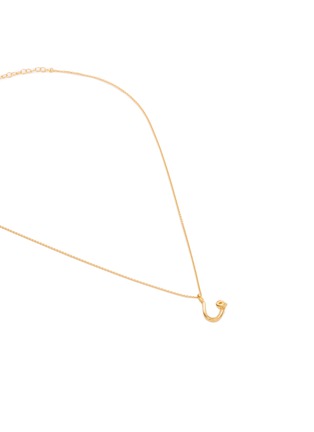 Detail View - Click To Enlarge - MISSOMA - Curly Molten Mini Initial Necklace — U