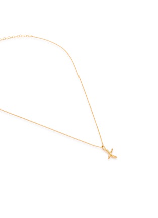 Detail View - Click To Enlarge - MISSOMA - Curly Molten Mini Initial Necklace — X