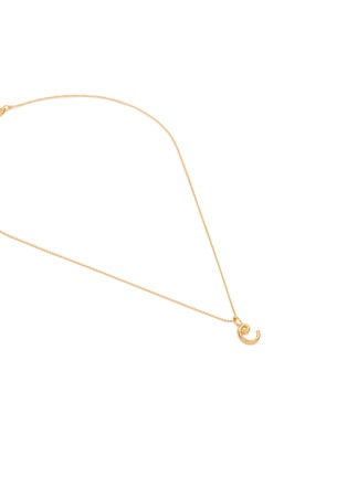 Detail View - Click To Enlarge - MISSOMA - Curly Molten Mini Initial Necklace — C