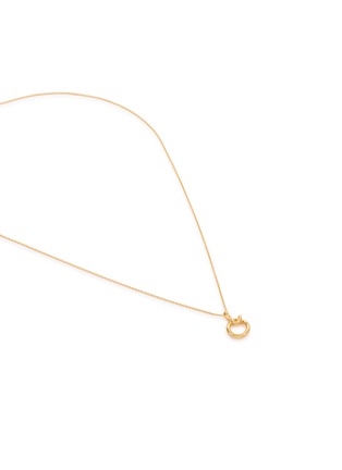 Detail View - Click To Enlarge - MISSOMA - Curly Molten Mini Initial Necklace — O