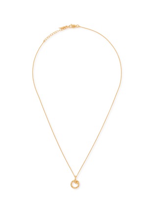 Main View - Click To Enlarge - MISSOMA - Curly Molten Mini Initial Necklace — O