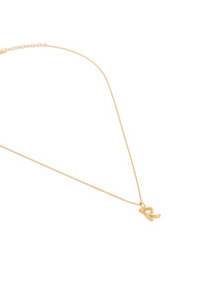 Detail View - Click To Enlarge - MISSOMA - Curly Molten Mini Initial Necklace — R