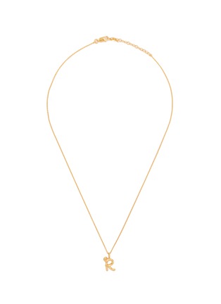 Main View - Click To Enlarge - MISSOMA - Curly Molten Mini Initial Necklace — R