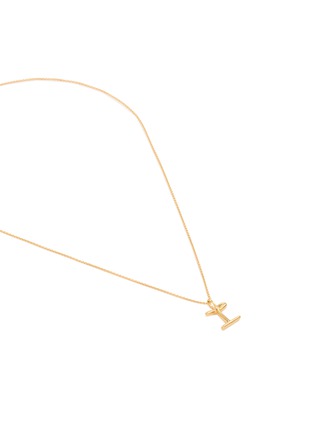 Detail View - Click To Enlarge - MISSOMA - Curly Molten Mini Initial Necklace — I