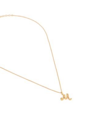 Detail View - Click To Enlarge - MISSOMA - Curly Molten Mini Initial Necklace — M