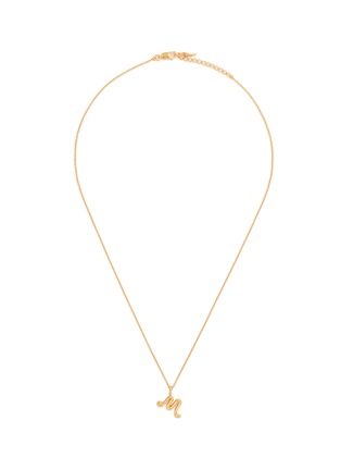 Main View - Click To Enlarge - MISSOMA - Curly Molten Mini Initial Necklace — M