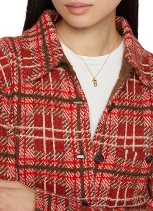 Figure View - Click To Enlarge - MISSOMA - Curly Molten Mini Initial Necklace — B