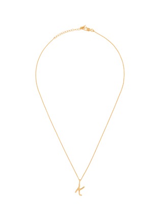 Main View - Click To Enlarge - MISSOMA - Curly Molten Mini Initial Necklace — K