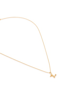 Detail View - Click To Enlarge - MISSOMA - Curly Molten Mini Initial Necklace — Z