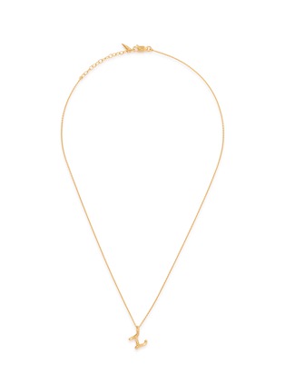 Main View - Click To Enlarge - MISSOMA - Curly Molten Mini Initial Necklace — Z