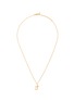 MISSOMA Curly Molten Mini Initial Necklace — J