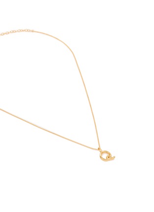 Detail View - Click To Enlarge - MISSOMA - Curly Molten Mini Initial Necklace — Q