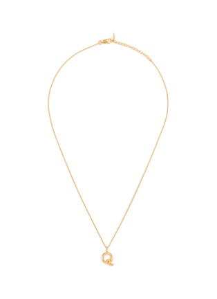 Main View - Click To Enlarge - MISSOMA - Curly Molten Mini Initial Necklace — Q
