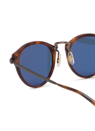 Detail View - Click To Enlarge - OLIVER PEOPLES - Acetate Round Sunglasses