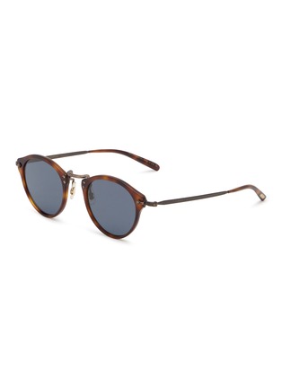Main View - Click To Enlarge - OLIVER PEOPLES - Acetate Round Sunglasses